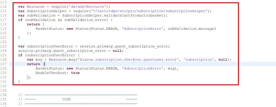 Modifications to js/pages/cart.js line 115